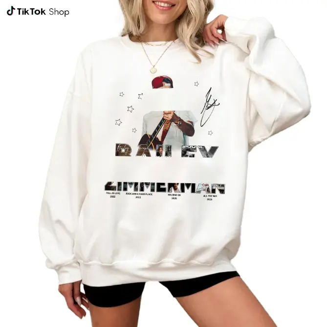 Bailey Text Music T-Shirt, Shirts For Fan, Sweatshirt Hoodie