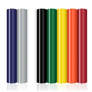 Vinyl Heat Transfer Assorted Colors 12x10 Inch, Heat Transfer Vinyl Bundle for DIY Crafts Decorations, Compatible with Cricut Air or Maker