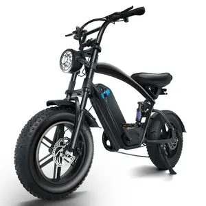 APYEAR 1500W Electric Bike 28MPH 16"x4.0" Fat Tires Full Suspension 48V 18Ah Removable Battery 40 Miles Range LED Headlights UL 2849 Certified Electric Motorcycle