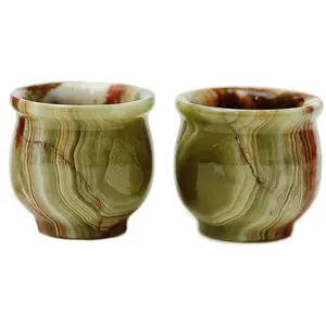 Shot Glasses Fancy Handmade Marble Tequila Shot Glass Drinkware Set Stylish