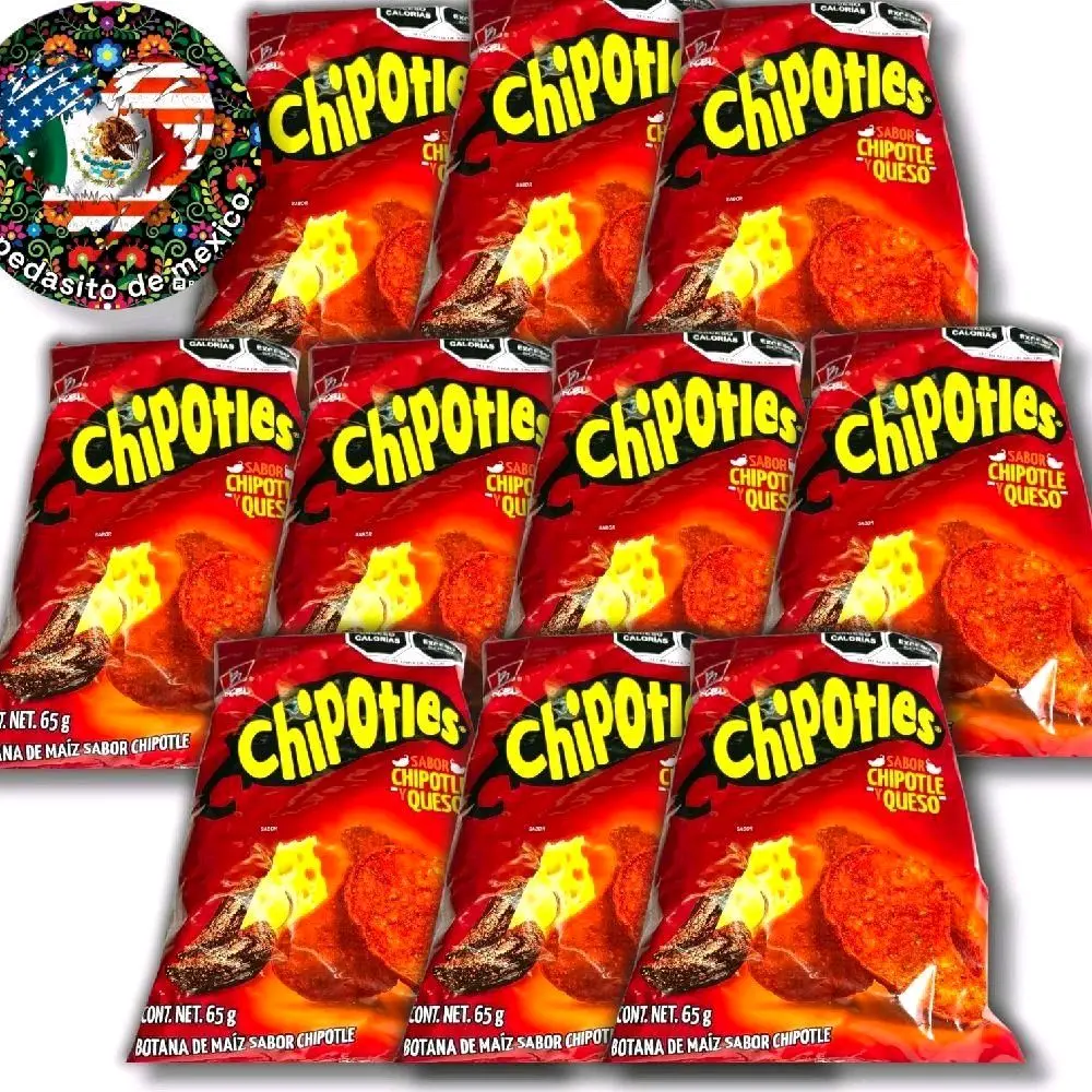10 PACK Barcel Chipotle  Crispy Snack Chipotle Flavor