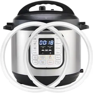 2-Pack Sealing Ring for  6 Quart, -grade  Replacement  for  6 Qt,  Accessories for , Lid Gasket Seal Sealing Ring for Instantpot 5&6 Qt, Clear