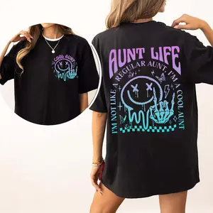 Cool Aunts Shirt Cool Aunt Shirt Mothers Day Shirts Gift For Her Elder Emomotherhoodnew Aunt Shirtmama Shirtaunt Life Latarshia Grant Cotton Top