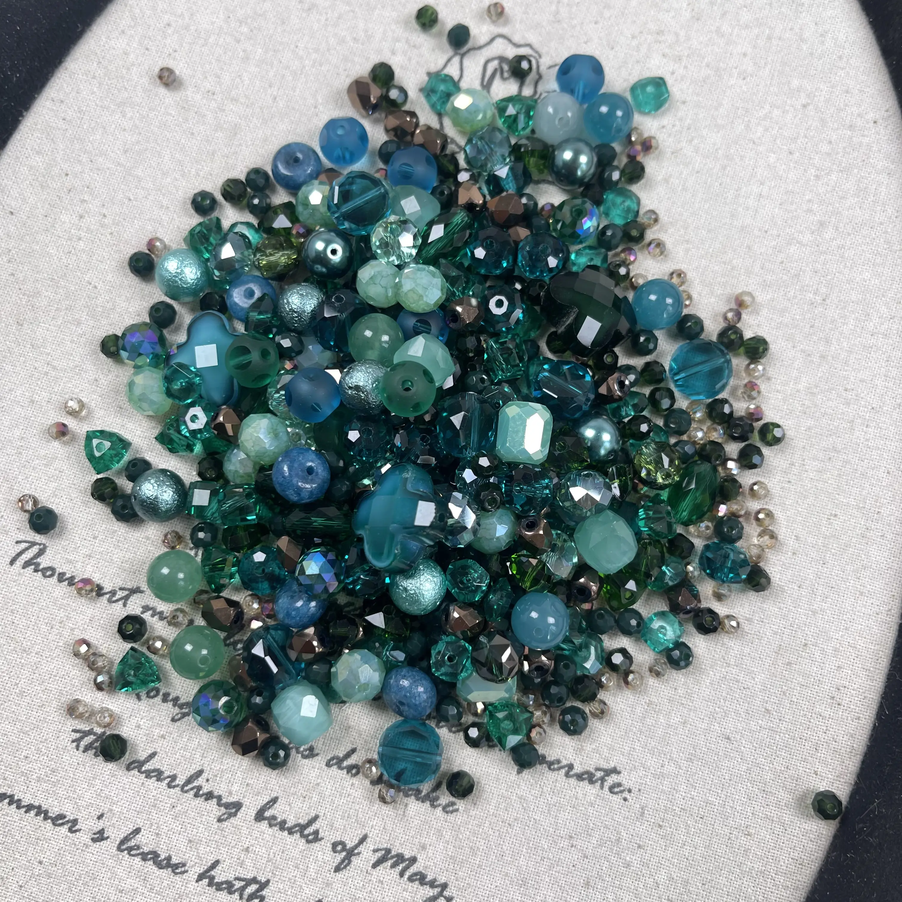 [A Series] Mixed Color Beads Variety Pack - 50g - Craft Embellishments Beading Supplies for DIY Jewelry Making, Get 1 Extra Bag per 5 Purchases