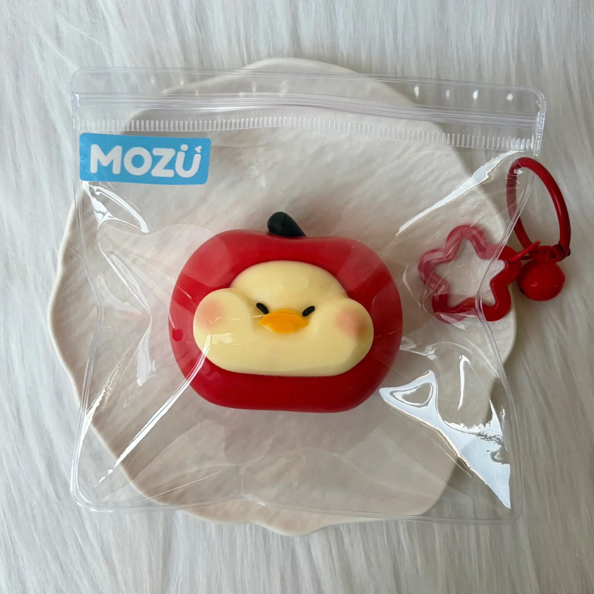[Mallow Putty Texture] taba squishy Little Apple Chick, Fidgets Toy for Stress Relief & Fun – Perfect for Party, Birthday, Holiday & Christmas Gifts – Silicone Material [94g]