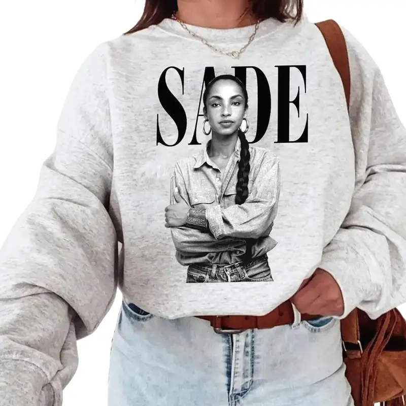 90s Vintage Sade Shirt, SADE Tour Tshirt, Sweatshirt, Sade Pop Music Fan shirt, Gift for men women unisex tshirt color Sweatshirt DF54