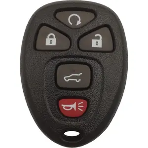 Keyless Entry Remote Car Key Shell Casing Replacement Key Fob Case Fit for 2007-2014 Suburban Tahoe Traverse/GMC Acadia Yukon/Cadillac Escalade SRX/Buick Enclave/Saturn Outlook