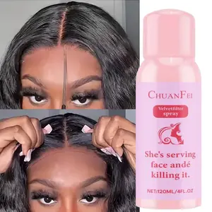 Hair Lace Wig Spray, Invisible Hold Hair Extension Glue Mist, Lightweight Hydrating Moisturizing Care Spray with Hyaluronic Acid for Natural Look, Easy Application & Long-Lasting Hold