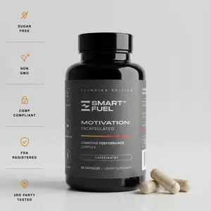 Motivation: Encapsulated - Nootropic for Dopamine, Focus, Energy, Drive - Cognitive Support for High Performers with L-Tyrosine, Citicoline & Rhodiola Rosea - 20 servings