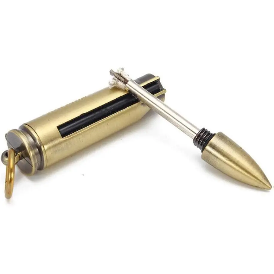 Matchstick Fire Starter, Fire Starter Flint Match Lighter Keychain Outdoor Camping Emergency Survival Gear, Best Gift for Outdoor Sports Enthusiasts