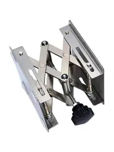 4" x4", Stainless Steel Lab Jack Scissor Stand Platform,Lab Lift Stand Table, Scientific Scissor Lifting Jack Platform,Expandable Lift Height Range 50mm-145mm,Maximum Support Weight 10kg