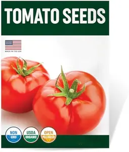 Tomato Seeds 280pcs for Planting Non-GMO Heirloom Packet Plant a Home Vegetable Garden Indeterminate Large and Bright Red Fruits