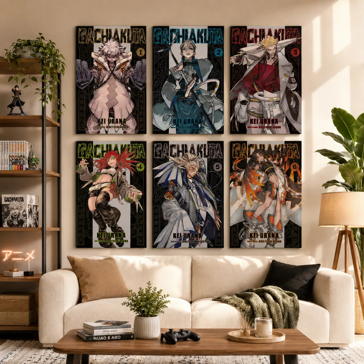 GACHIAKUTA Anime Art Poster - Manga Wall Picture Decor, Japanese Canvas Decoration, Boxed Novelty Wall Arts, Home Supplies for Bedroom, Birthday Gift for Fans