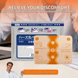 Far-Infrared Therapeutic Heat Patch, Japan Pharmaceutical, 7 Patches per Bag, Portable Bone & Muscle Pain Relief, Healthcare Selfcare Solution, Prop 65 Safe Wellness Alternative summervibes