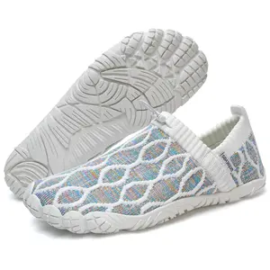 WateLves Barefoot Walking Shoes for Men & Women Minimalist Comfortable Knit Fabric Breathable Slip-On Sneakers Versatile Supportive Outdoor Running Trainers Ideal Thanksgiving Christmas Gift