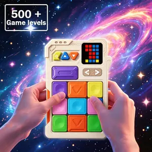 Sliding Puzzle Toy 500+ Levels, Logical Reasoning Portable Travel Game, Vitality Blocks Plane Activities Family Entertainment Mother’s Day Gift,Father’s Day Present,party gifts
