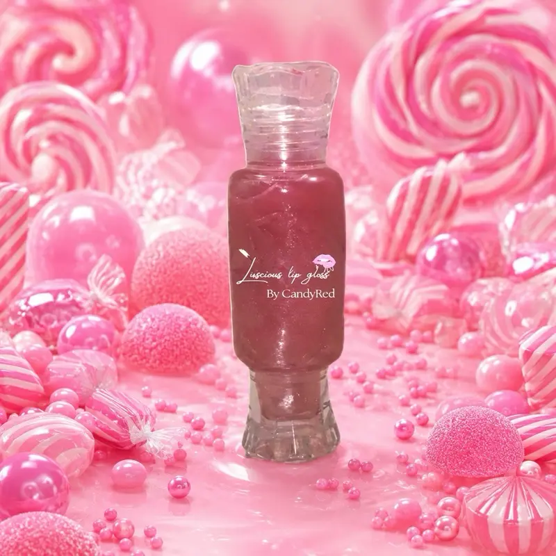 Pink Bubble Pink Luscious Candy Tube Lip Gloss Hydrating Lipstick