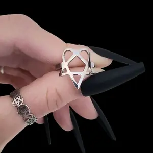 Heartagram Ring - Stainless Steel