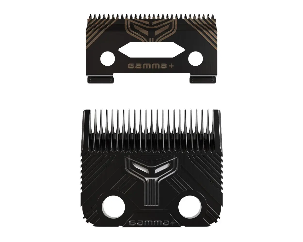 Gamma Echo Blade T1000-Echo Fixed Fade Blade and Shallow 2.0 Clipper Blade Set