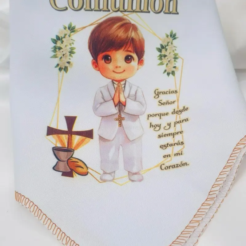 12pcs Disposable First Communion Table Napkins - Disposable Tableware, Festive Party Favor Servilletas for Communion Celebrations