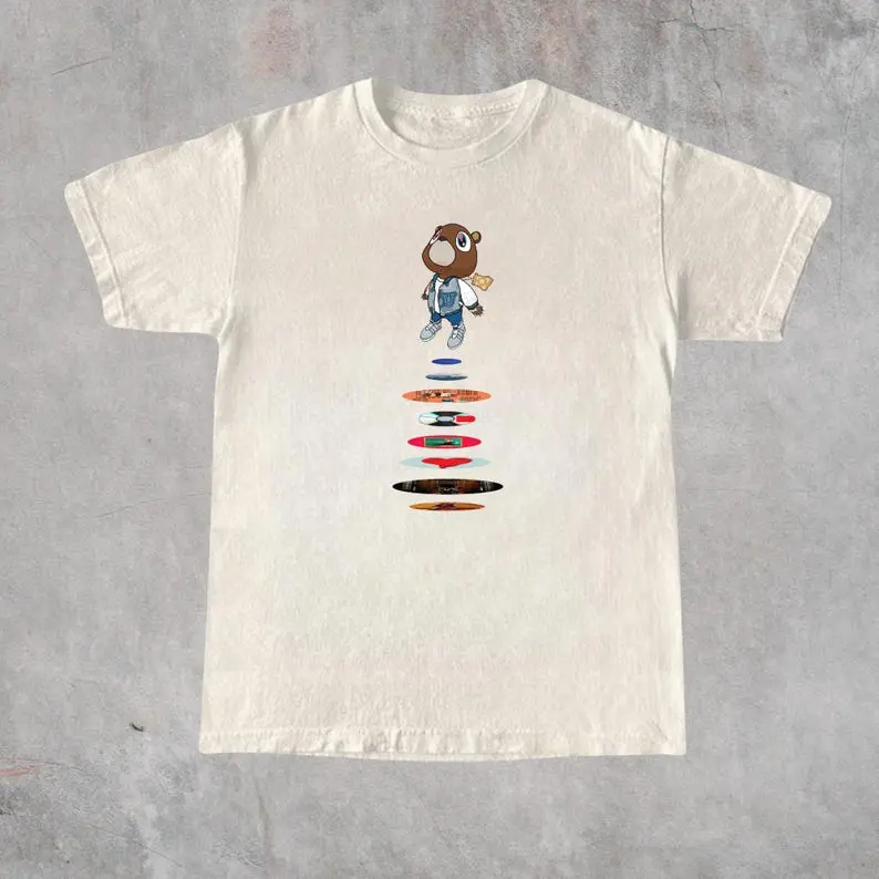 Kan West Graduation Tshirt, The College Dropout Graduation Bear Tee