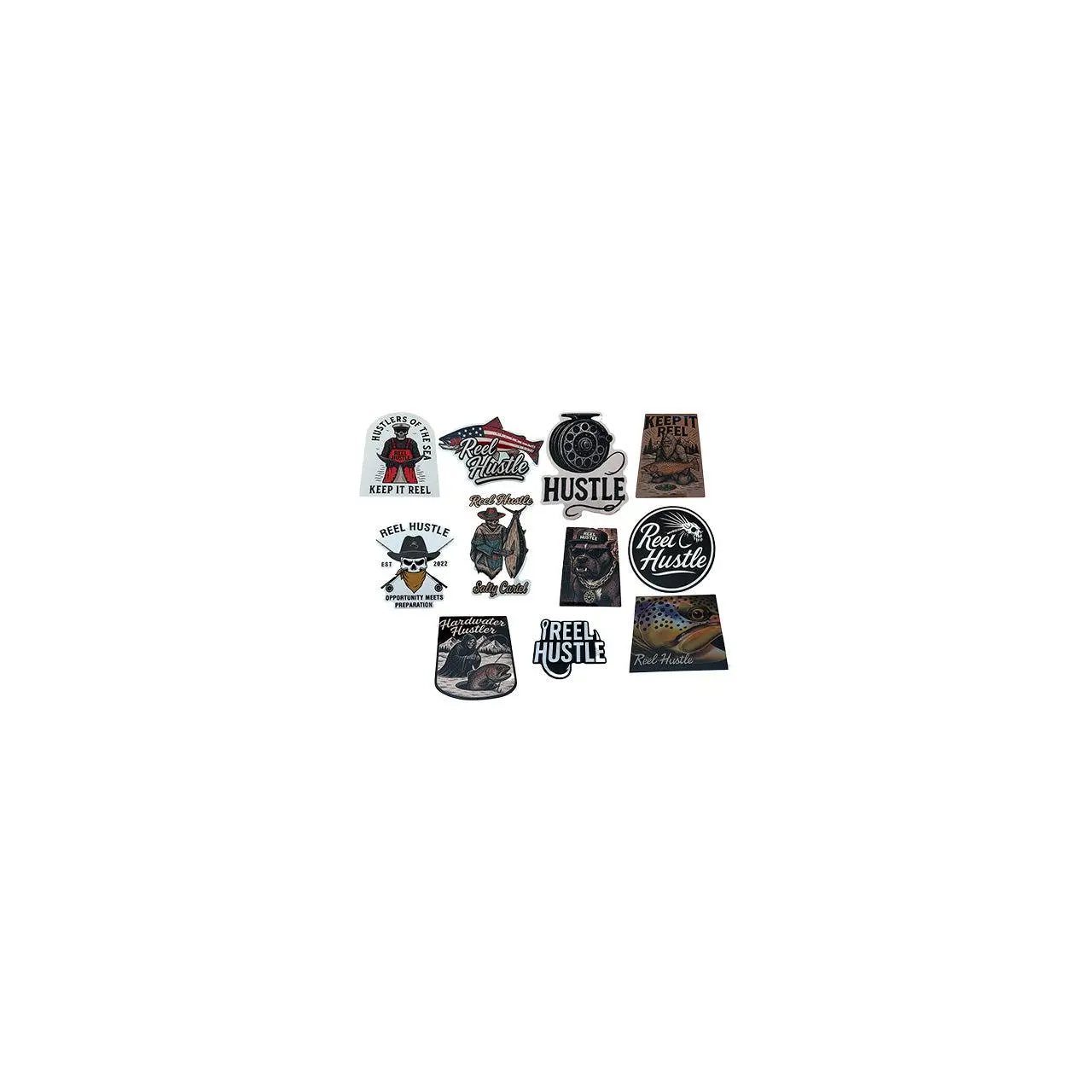 Reel Hustle Sticker Bundle