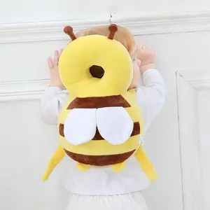 A Pc Soft Toddler Backpack for Infants And Toddlers, with Adjustable Cartoon Animal Plush Backrest, Made Of Colorful Polyester Fiber, An Ideal Gift for Festivals.