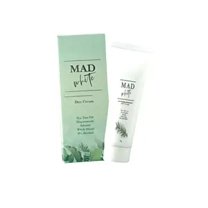 MAD White Beauty Essentials Underarm Deo Cream with Niacinamide & Tea Tree Oil – Alcohol-Free Cream Deodorant with Witch Hazel & Arbutin – Smooth, Fresh, Daily Care – 30g