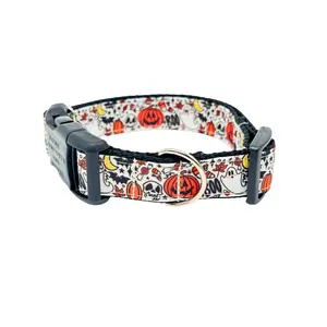 Halloween Creatures Dog Collar