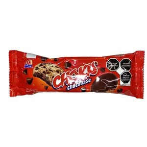 CHOKIS CHOCOBASE GALLETAS GAMESA CON CHISPAS SABOR A CHOCOLATE - 73.5 GRAMOS - PRODUCT OF MEXICO