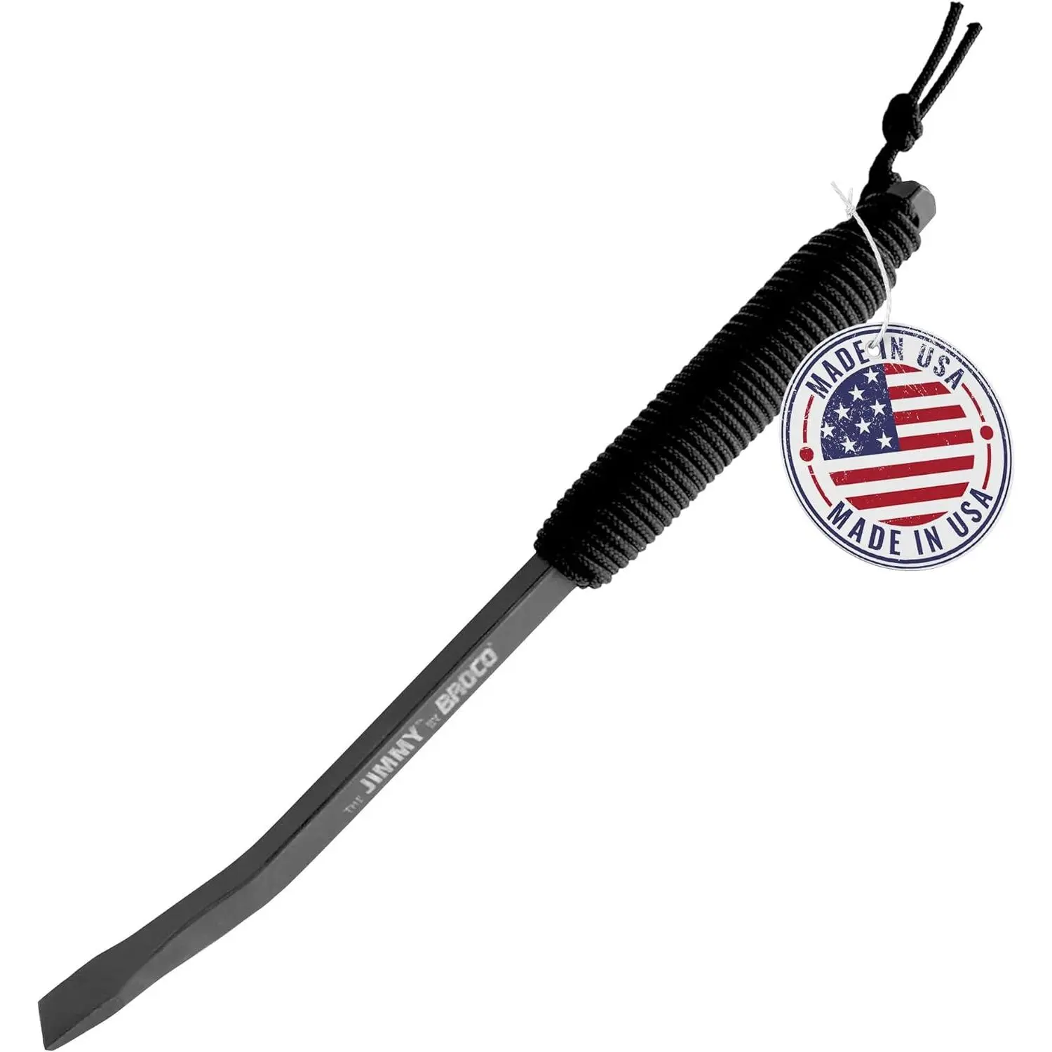 Broco Jimmy 10.5in Tactical Pry Bar Hand Tool, EDC Rescue & Breaching Tool, Durable Steel Construction, Comfort Grip, Nail Puller, Crowbar, Hand Tools