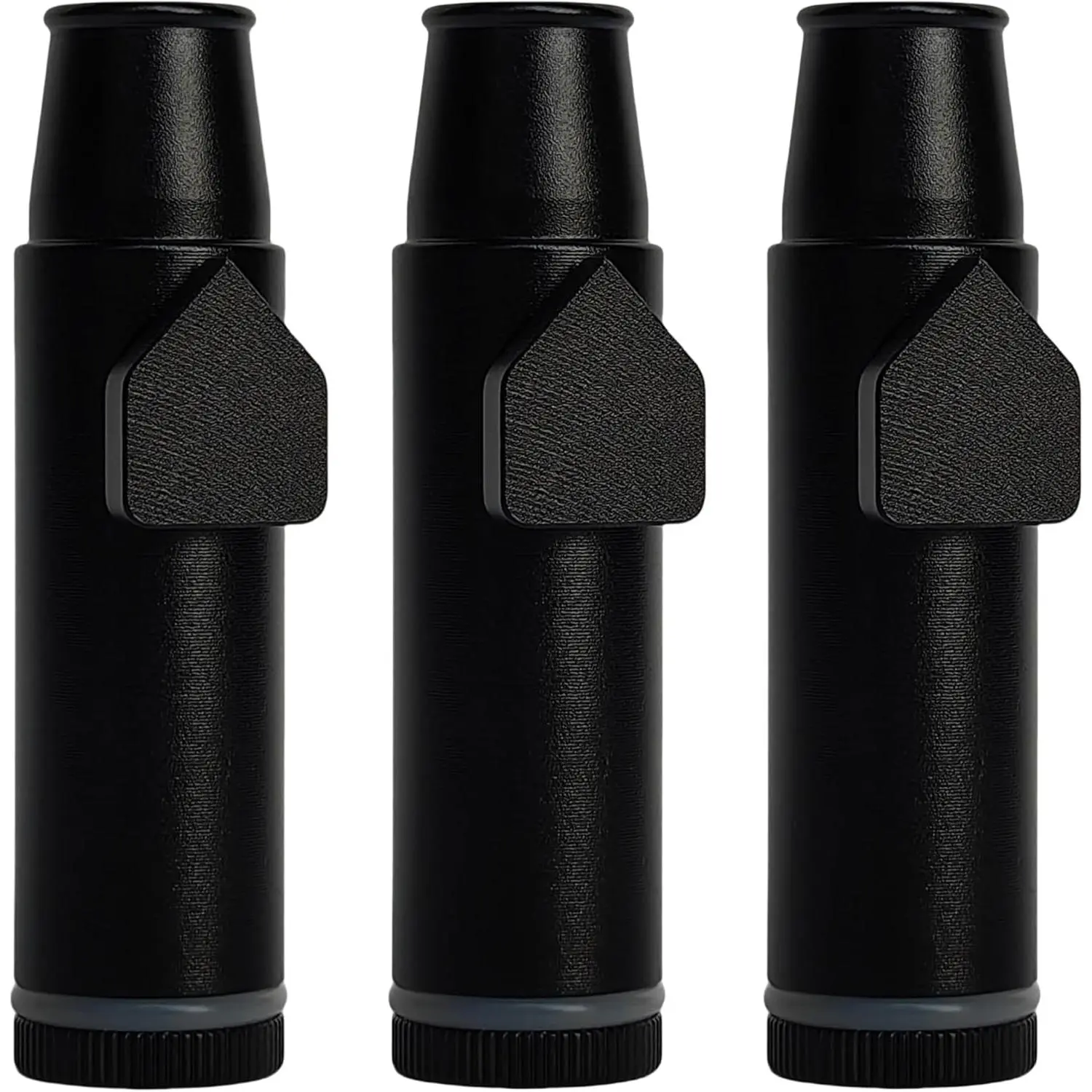 Metal Ieak-proof Bottle (2nd Generation Upgrade Version)(Black)Portable Pepper Shaker (3 pack)