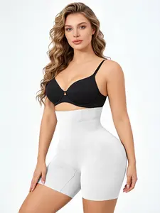 Queenral Women's Seamless High Waist Bridal Shapewear Shorts Tummy Control Butt Lifter Flat Stomach For Wedding Dress
