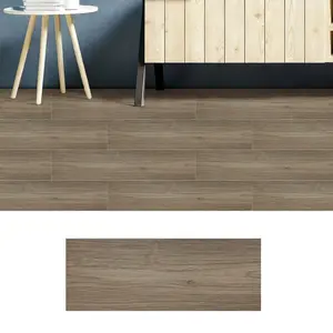 30pcs Self-Adhesive Vintage Wood Grain Waterproof Floor Stickers, Durable PVC Material Flooring, Easy Peel & Stick, Home Decor for Living Room, Bedroom, Kitchen, Bathroom