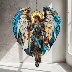Angel Light Warrior Acrylic Suncatcher