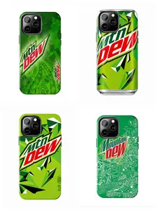 Mountain Dew Soda Can Phone Wrap - Compatible with iPhone 7, 8, X, 11, 12, 13, 14, 15, 16, 17 & Samsung Galaxy S21, S22, S23, S24, S25 Series