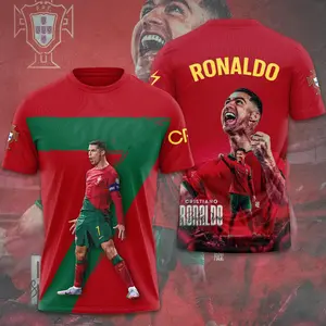 Ronaldo 7 Portuguese Legend Soccer Jersey For Men Women, Champion Football Fan Shirt, Red Green Sports Apparel, Match Day Supporter Gift, Tournament 2026 Inspired