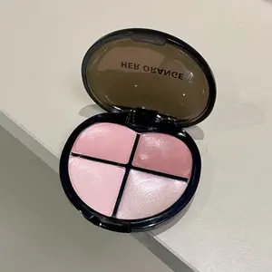 The natural beauty, Makeup, Glow, four-color dewy cream blush palette gives a Korean-style, natural, and sculpted look, it's a multi-purpose cream blush that's hydrating and suitable for all skin types, perfect gift for Valentine's Day and Mother's Day
