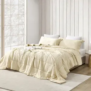 Menopleasing - Coma Inducer Oversized Cooling Comforter Set - Bleached Sand