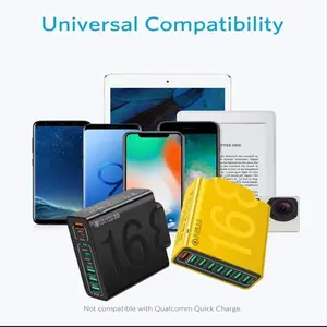 150w Fast Charging Charger Adapter, High Speed Charger, 4 USB Ports & Type-C Qc3.0 Quick Charge, Power Consumption 40w, Model Xinghao Bk329-4u4c