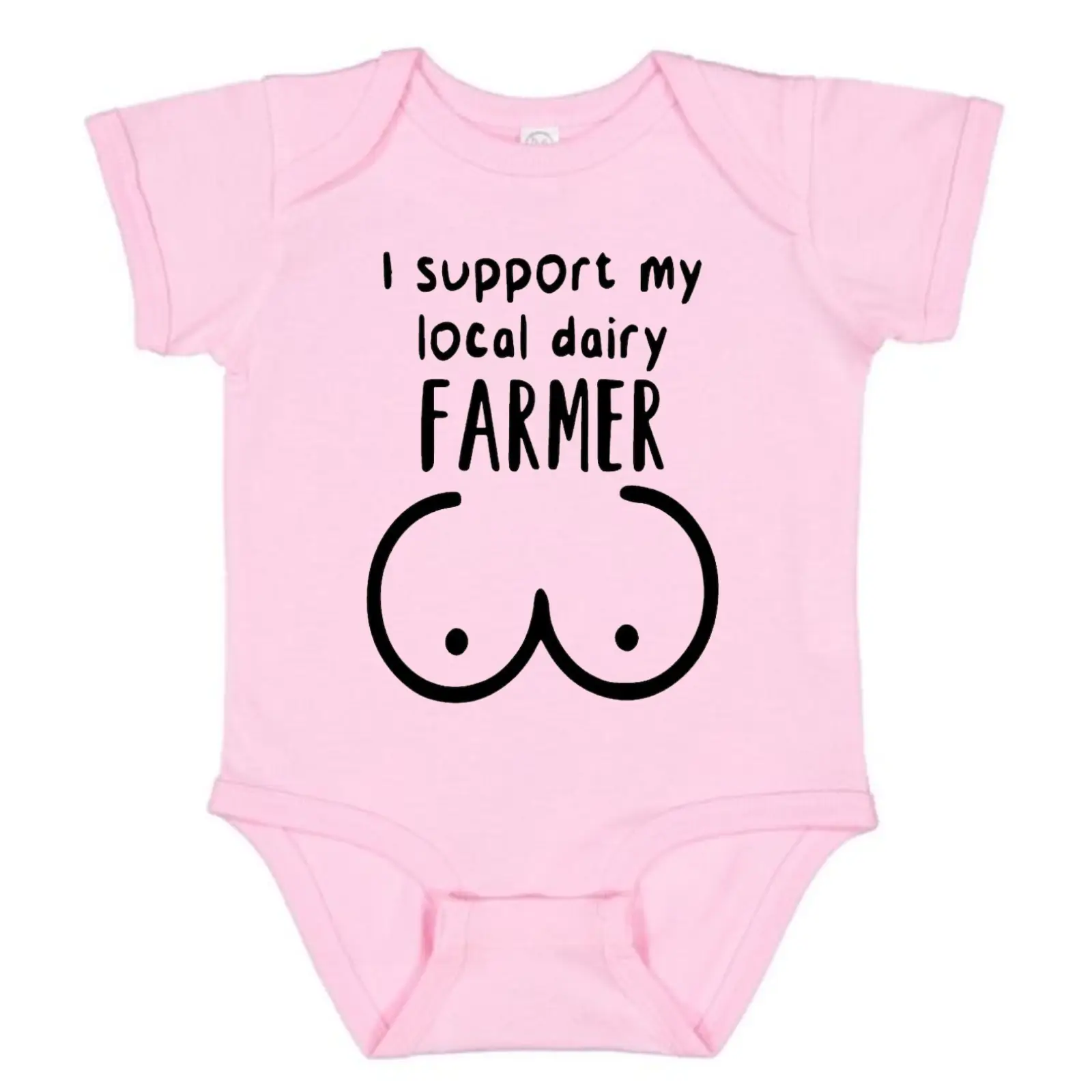 I Support My Local Dairy Farmer Baby Onesie, Gift for New Mom, Newborn Baby Clothing Baby Clothes Girl baby bundles