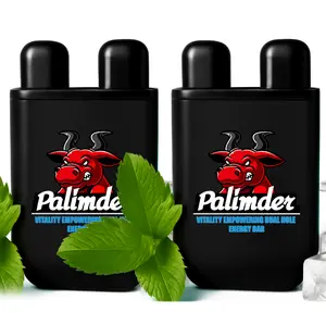 2-Pack Vitality Empowering Dual Hole Energy Bar - Peppermint Aromatherapy Inhaler for Energy Focus Portable Essential Oil Nasal Sticks for Stress Relief Mental Clarity Non-Medical