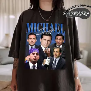 Michael Scott The Office Tv Show Shirt, Comfort Colors Shirt, Michael Scott TShirt, The Office Fan Gift, Vintage 90s Shirt, Bootleg Shirt