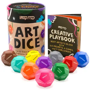 12-Sided Art Dice to Boost Artistic Creativity