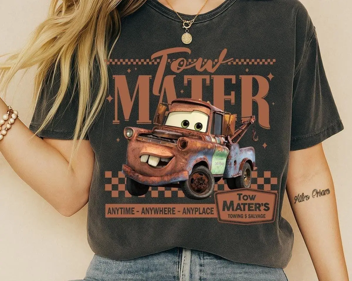 Retro Tow Mater Shirt, Vintage Tow Mater Shirt,Cars Shirt, Cars land shirt, Family Vacation Shirt