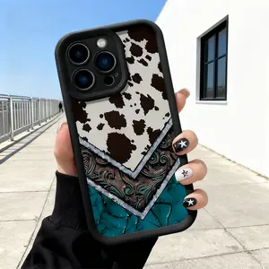 Creative Aesthetic Pattern Phone Case , Soft Silicone , Fully Protected and Shockproof For iPhone 17 16 15 Pro Max 14 13 12 11 X Plus Air Mini 17e Vintage