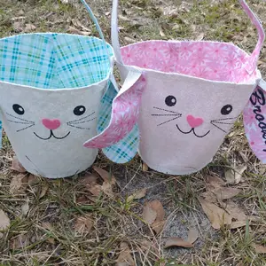 Personalized Easter Basket - Customizable Design, Ideal for Easter Celebrations, Unique Personal Touch
