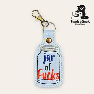 Jar of Fs Key Fob/Tag