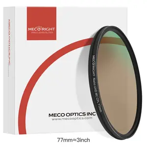 MECO Ultra-Clear MC 3-Proof CPL Polarizing Filter compatible with mirrorless and DSLR camera lenses from Canon Sony Nikon Fujifilm Sigma Tamron 37 40.5 43 46 49 52 55 58 62 67 72 77 82 86 95mm Photography Accessories, Camera Accessory