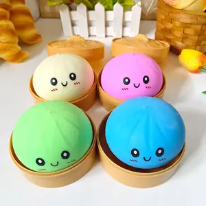 4-Piece Set Super Soft Baozi and Dumplings, Realistic Fake Baozi and Dumplings for Fun, Perfect for Pranks and Entertaining Friends